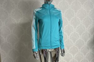 Bluza Damska Adidas rozpinana turkusowa .rozmiar. XS