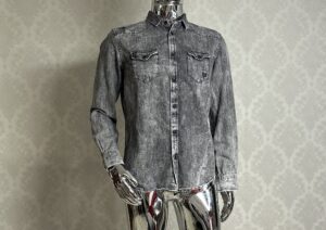 Koszula Dżinsowa Zara Men szara rozmiar. L