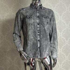 Koszula Dżinsowa Zara Men szara rozmiar. L