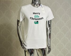 T-shirt Męski Jack&Jones Christmas biała rozmiar. S