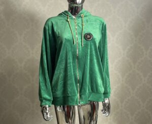 Bluza Damska z Kapturem Marzena zielona rozmiar. L