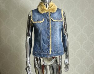 Kamizelka Jeans Esprit granatowa rozmiar. M