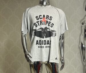 Koszulka Męska Adidas & Scars szara rozmiar. XL