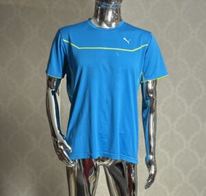 T-Shirt Męski Puma niebieski rozmiar. L