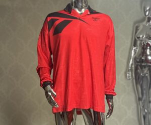 Koszula Polo z Dł.Rekawem Reebok Classic czerwona rozmiar XL