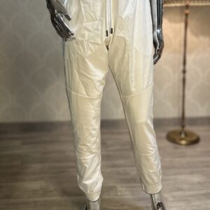 Spodnie Dresowe Under Armour Athlete Recovery białe rozmiar M