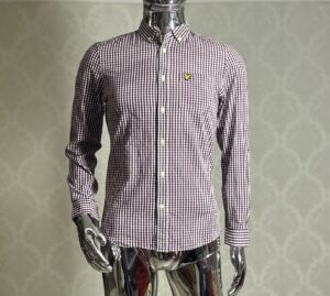 Koszula Męska Lyle & Scott Slim Fit w kratkę rozmiar. M