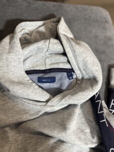 Bluza Damska z kapturem Gant szara rozmiar 170 / XS