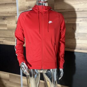 Bluza Męska NIke Sportowa rozpinana czerwona rozmiar S