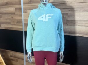 Bluza Damska 4F z kapturem miętowa rozmiar S