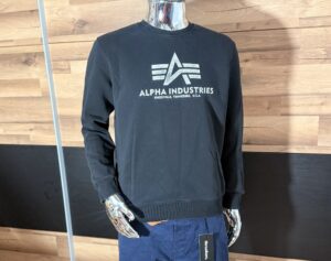 Bluza Męska Alpha Industries czarna rozmiar L