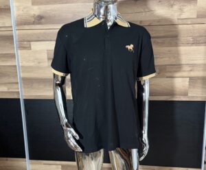 Koszulka Polo Męska czarna DTG rozmiar XL