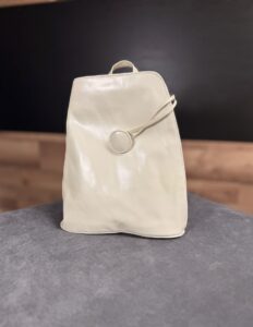 Plecak Damski Vintage kremowy LR 90s