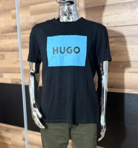 Koszulka Męska Hugo dulive222 czarna rozmiar L