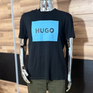 Koszulka Męska Hugo dulive222 czarna rozmiar L