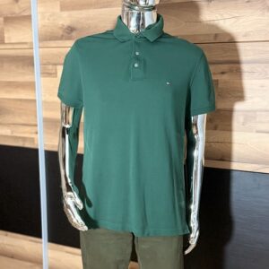 Koszulka Polo Męska Tommy Hilfiger zielona rozmiar XL
