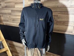Kurka Męska Jack Wolfskin SoftShell czarna rozmiar XL