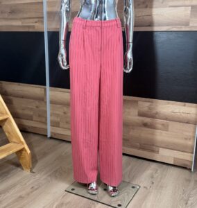 Spodnie Materiałowe Damskie Ichi w paski rozmiar 36 / S