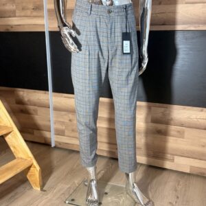 Spodnie Męskie Garniturowe Drykorn Chasy szare rozmiar 33/34/L