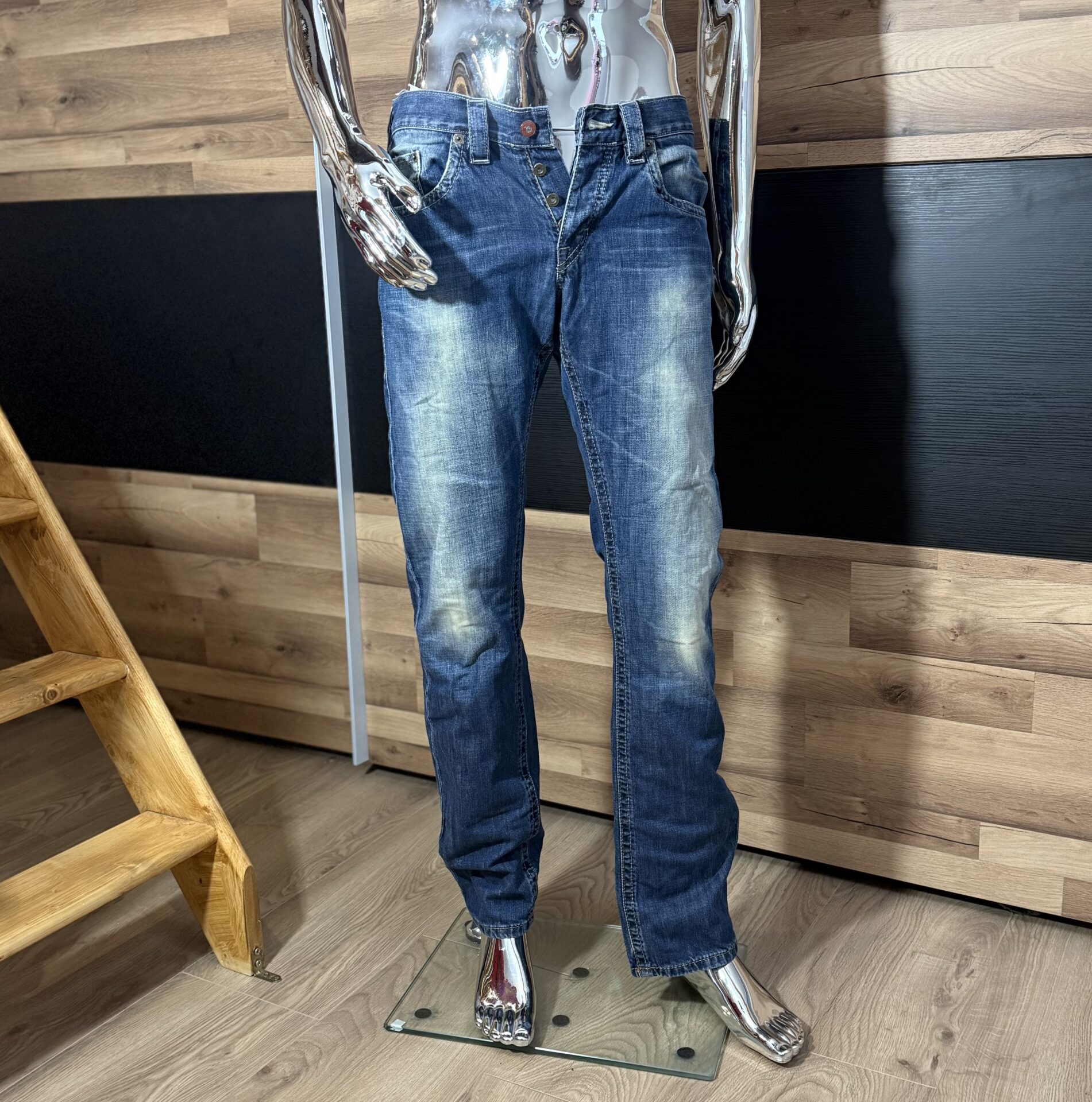 Spodnie Jeans  Vintage Mustang Męskie 90s rozmiar XS