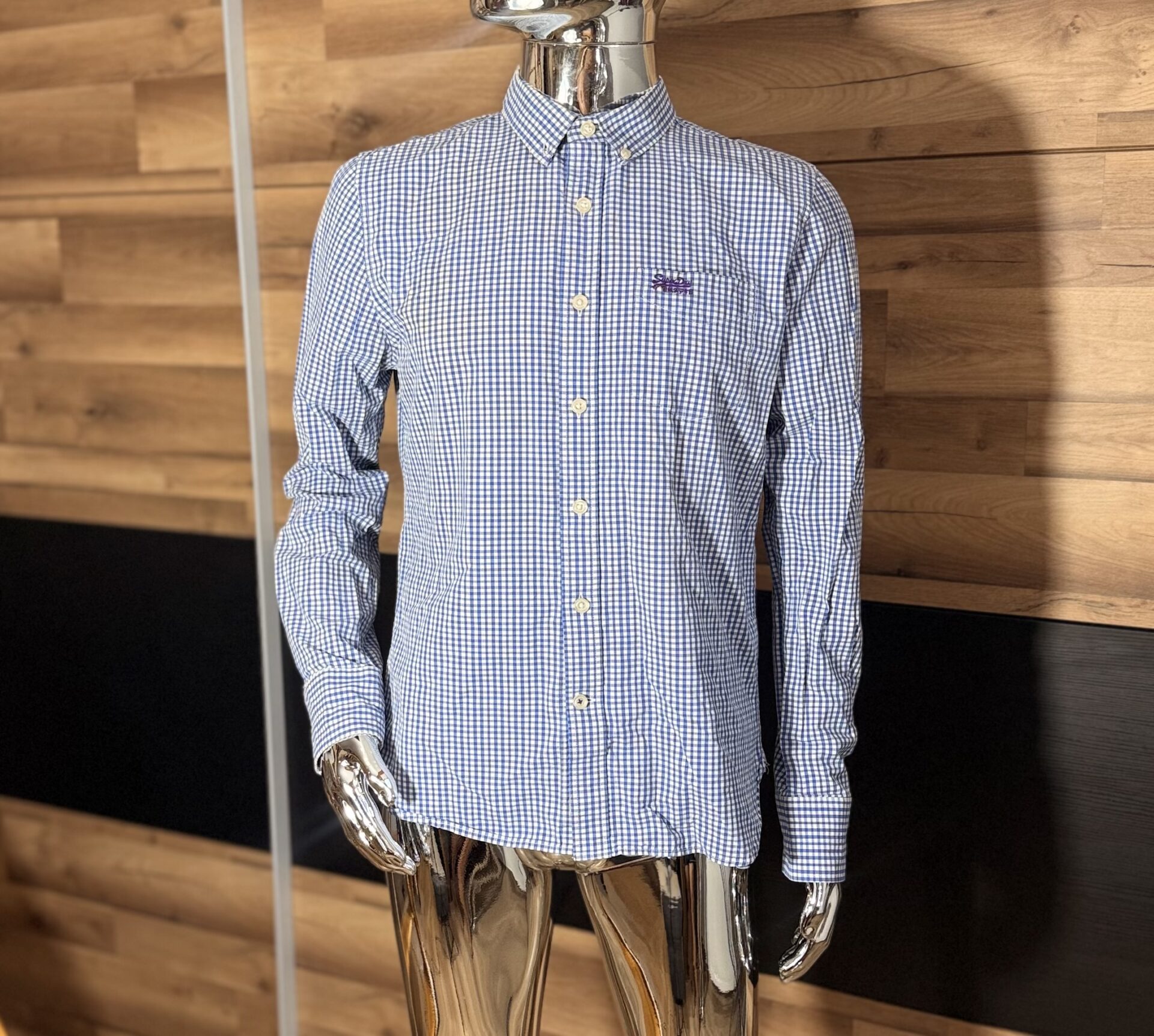 Koszula Męska SuperDry niebieska rozmiar XL