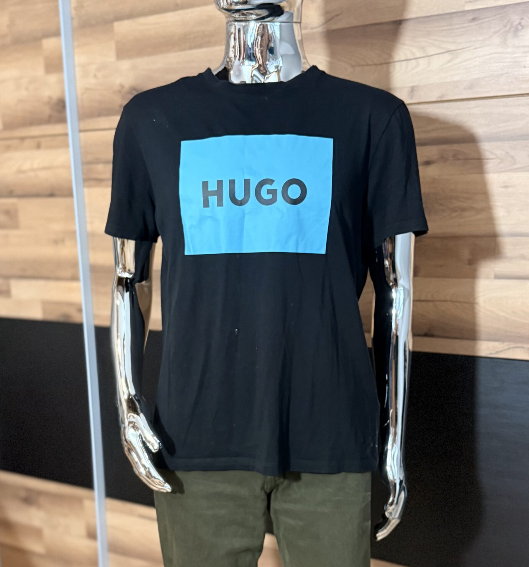 Koszulka Męska Hugo dulive222 czarna rozmiar L